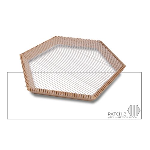 patch 8 hexagonal loom